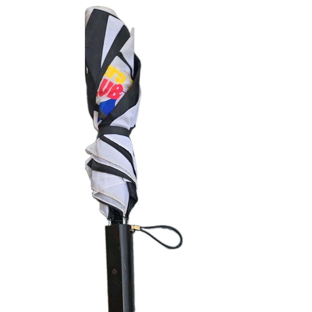 Vintage Pittsburgh Steelers Fan Club Compact Rain Umbrella 17 Inch Travel Foldab